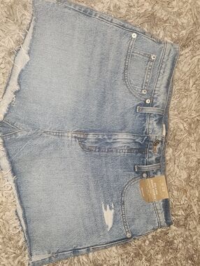 Nwt- Madewell Relaxed Denim Shorts Size 29